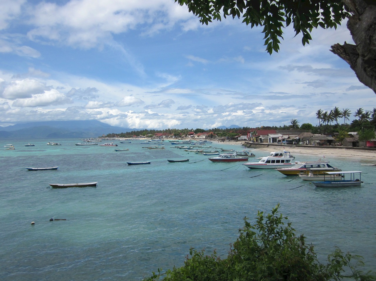 A beach in Lombok, Indonesia